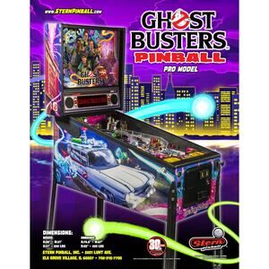 Ghostbusters Pro Pinball FLYER Original Spooky Ghosts Halloween Art 8.5" x 11"